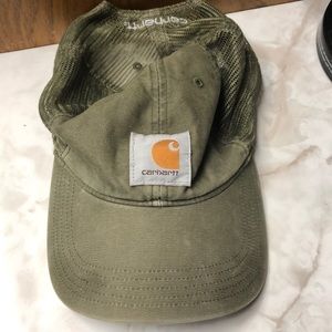 Carhartt cap in green camo color adjustable